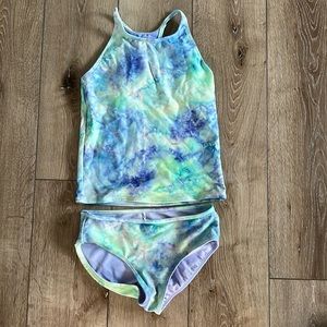 Athleta Girls Tankini Swimsuit Set Size XL 14